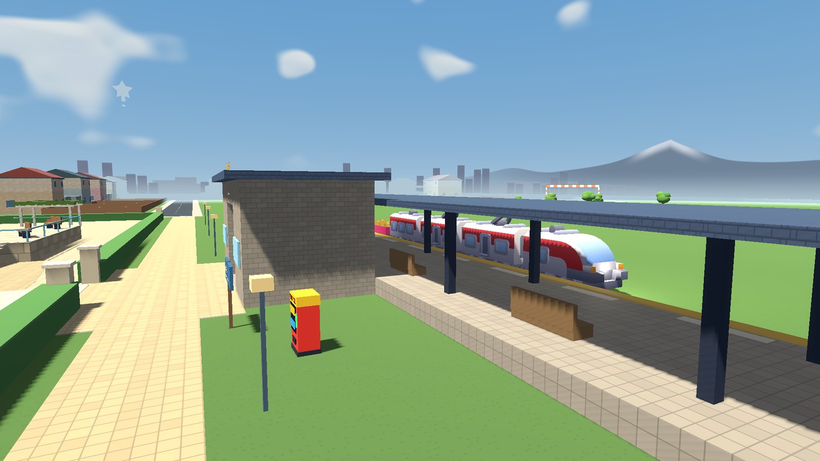 Station Lelo met de trein